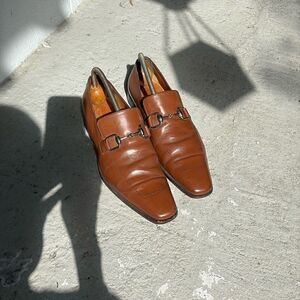 Gucci | Shoes | Gucci Gg Embossed Suede Driver Loafers Size  display picture 3